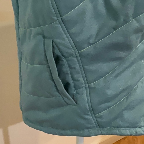 Blue Puffer Vest with Neon Accents - Picture 6 of 7